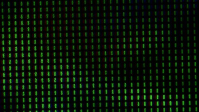 Extreme closeup of LED IPS panel pixels