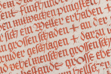 Gebrochene Handschrift
