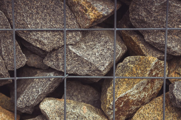 Fototapeta premium stone background. texture of stone, cobblestone, pavement, granite