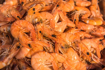 Cooked seafood