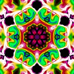 Abstract kaleidoscope background, can be used for designs, batik motifs, wallpapers, fabrics, gift wrapping, templates, ornaments and decorations