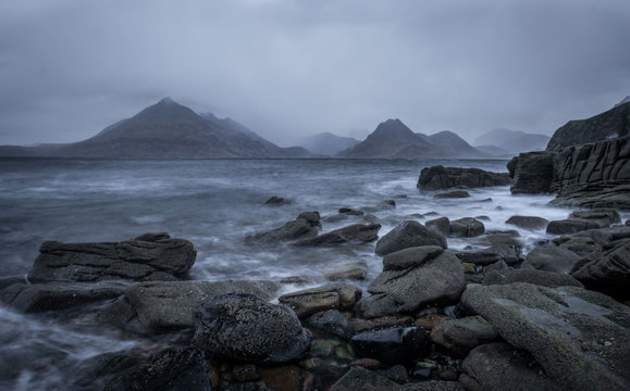 Elgol, Isle of Skye on a stormy day