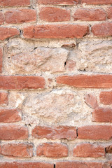Brick Wall Textured in the Outdoor