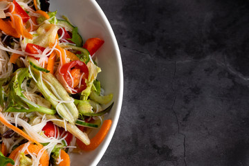 Chicken Vegetable Noodle Salad