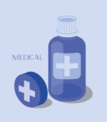 medicine bottle drugs icon