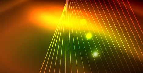 Shiny neon space background