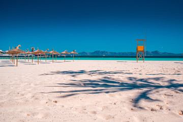 Paradise Beach, beautiful and tropical caribbean coast