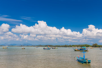 Fishing  boat in Andaman sea of  Thailand