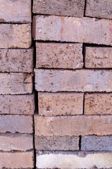Naklejka premium Brick block tile gardening department