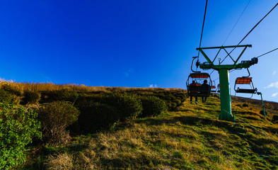 Nature landscape Mt. Omuro in Izu Japan