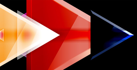 Triangle abstract background