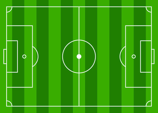 Soccer field vector design illustration