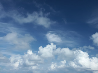 Obraz premium Chmury Cumulus