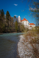 Fototapeta premium Basilika St. Mang in Füssen im Algäu Bayern Deutschland