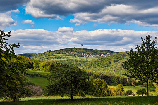 Atzelberg taunus region in hesse germany