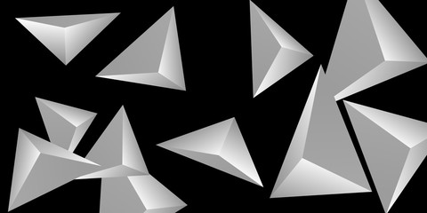 Abstract composition of  triangle.