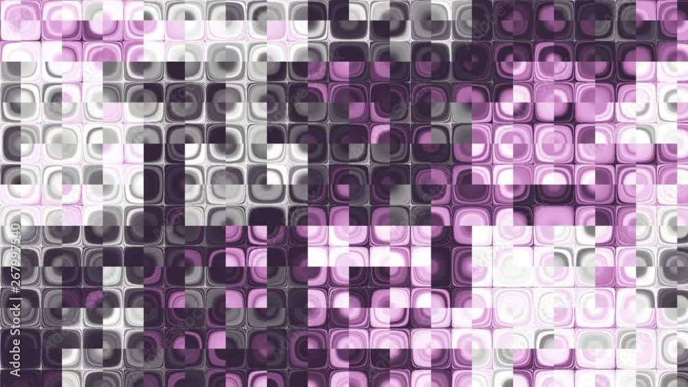Aufkleber moving and transforming geometric shapes. looping footage.
