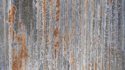 zinc roof texture background, rusty metal wall background