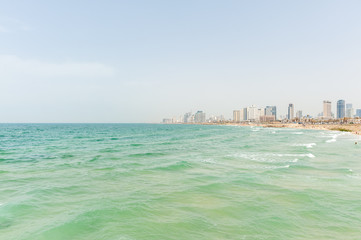 Cityscape of Tel Aviv taken from Jaffa, Tel Aviv, Israel