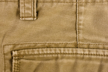 clothing items washed cotton fabric texture with seams