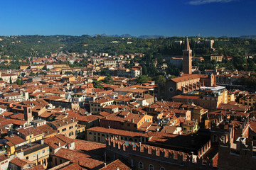 Obraz premium Panorama of the ancient city of Verona