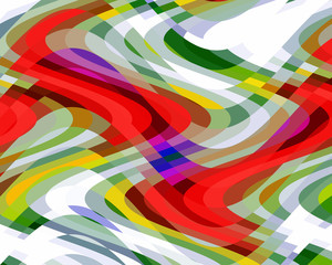 Abstract background with lines and circles, fluid waves texture