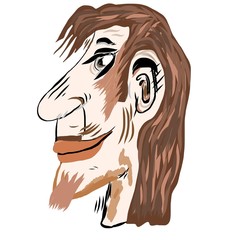 Hombre de profesión pintor de alta escuela