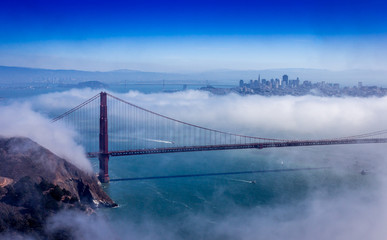 Foggy Golden Gate Bridge