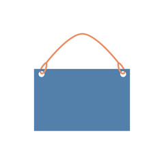 hang tag on white background icon
