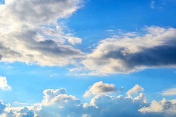 blue sky with clouds
