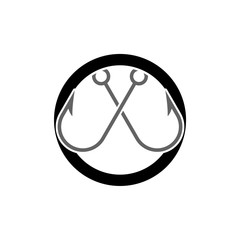 Hook symbol and logo icon