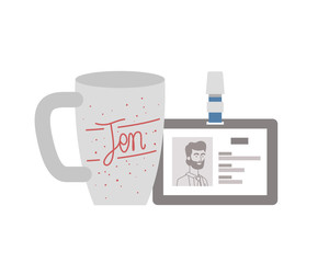 interview objects with white background