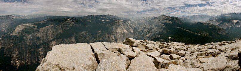 Summit of Half Dome in Yosemite National Park in California