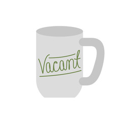 cup  cfee with white background