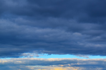 blue sky with clouds