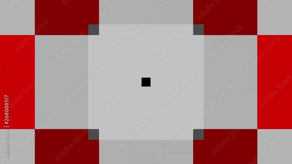 Poster moving and transforming abstract geometric footage. looping video.