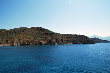 Fototapeta premium Sea and mountains