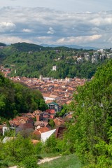Fototapeta na wymiar View of the old city - Brasov, Kronstadt, Transylvania, Romania