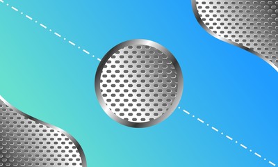 Fresh Gradient Silver Metallic Background Modern