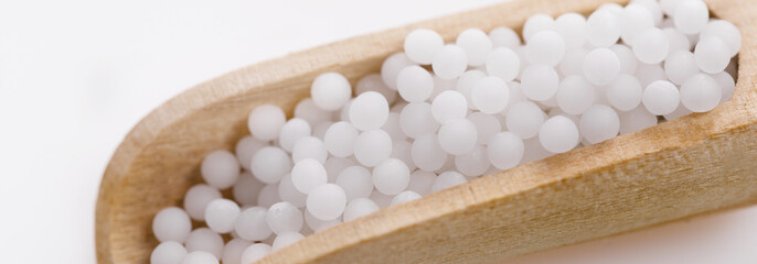 Homeopathy - A homeopathy concept with homeopathic medicine
