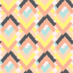 Vector seamless colorful ethnic pattern with arrows, Tribal ornament. Ethnic pattern. Seamless pattern. Adult coloring book page design. Vector illustration, Aztec. eps 10