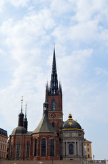 Riddarholmskyrkan (Riddarholm Church) in Stockholm, Sweden