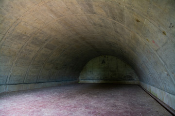 Bomb shelter interior