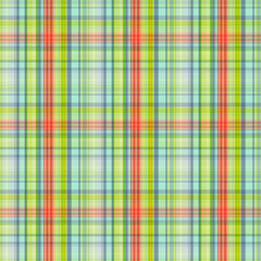 Seamless checkered pattern, print in yellow, gray-green and orange colors, vector.