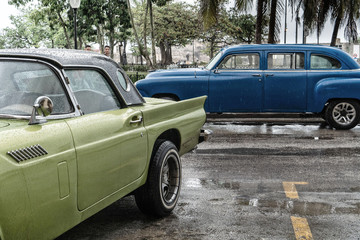 Fototapeta premium habana vintage car, american classic car