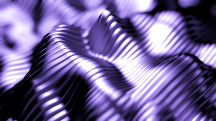 Purple background with lines. 3d illustration, 3d rendering.