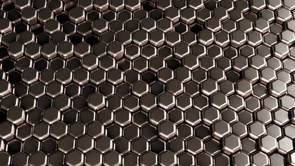 Luxury golden background. 3d illustration, 3d rendering.