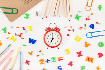 Back to school concept with office supplies