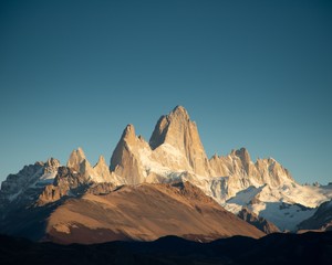 Fitz Roy Mountains in Patagonia Argentina