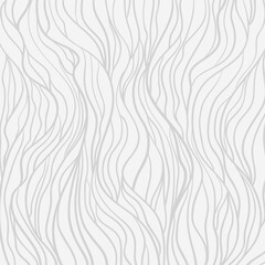 Square wavy background. Hand drawn waves. Stripe texture with many lines. Waved pattern. Line art. Black and white illustration